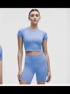 lululemon Cropped Swiftly Pointelle Size 8